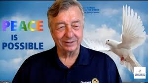 Michael Hayes, Chair of the Rotary Action Group for Peace (RAGFP)