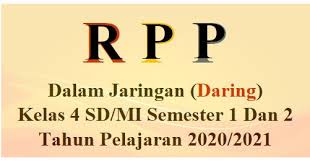 Dibuat sesuai edaran kemendikbud no. Rpp Daring Kelas 4 Sd Mi Semester 1 Dan 2 K13 Edisi 2020 Mayfile