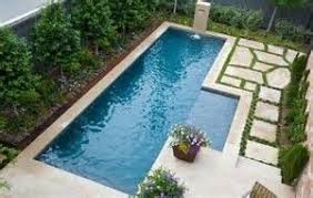 Image Result For Small Rectangular Pools Pool Landscaping Small Pool Design Small Backyard Pools