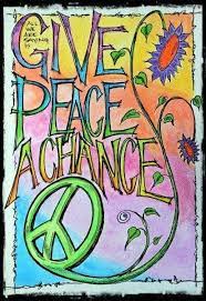 All We Are Saying Is Give Peace A Chance John Lennon Art By Lisa Oxley Peace Sign Art Peace Love Happiness Peace