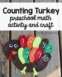 This theme is endless in the possible activities and adventures your preschoolers can participate in. Counting Turkey Activity For Preschoolers
