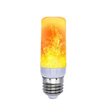 1pc Led Flame Effect Fire Light Bulbs Full Model 5w E27 Flame Bulb 78leds 85 265v Flickering Halloween Christmas Home Decration 7975869 2020 11 01
