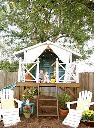 See more ideas about play houses, kids playhouse, tree house designs. Simple Fall Decor From The Handmade Home The Handmade Home Play Houses Backyard Play Tree House Kids