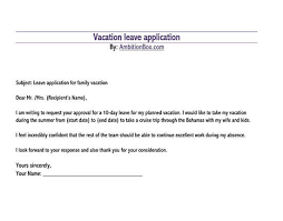 28 Free Leave Of Absence Request Letter Templates Samples
