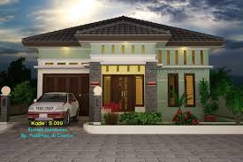 Inspirasi desain rumah di lahan lebar 5 meter andik. Rumah 1 Lantai Elegan 3 Kamar Tidur Jasa Desain Rumah