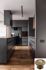 Black And Light Wood Kitchen Cabinets Dark Light Oak Maple Cherry Cabinetry And Kitchen Cabinets Wood Slab Check The Im Modern Apartment Design Apartment Interior Design Modern Kitchen Design