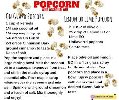 Making Popcorn With Doterra On Guard And Lemon Or Lime Essential Oils Cooking With Essential Oils Lime Essential Oil Lime Popcorn