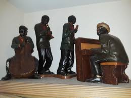 Considering the impact of jazz, it is surprising how little impact the music had on african american letters in the 1920s and 1930s. Black Americana 1920s 1930s Hand Painted Jazz Band Display Large Sold The Long Island Pickers