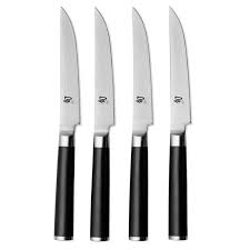 shun classic steak knives set of 4