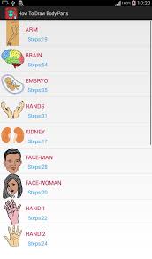 How to draw a face from the front, side and 3/4 view. How To Draw Human Body Parts For Android Apk Download