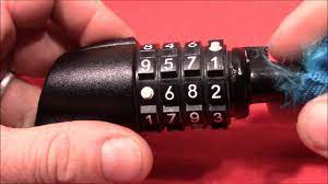 Take a look at the inside of a combination lock. Kryptonite Bike Lock Reset Combination