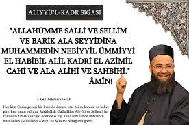 Muhammed'i (sav) anmak, o'na selam göndermektir. Salavati Cuma Gecesi Cuma Gecesi Okunacak Salavat Aliyyul Kadr Sigasi Budur