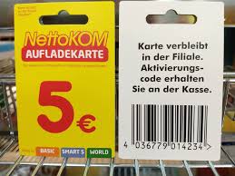 Sie geben dann direkt am kassenterminal bzw. Bearbeiten Von Nettokom Prepaid Wiki