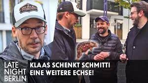 Competing in two summer olympics, he won a gold medal in the k1 event in sydney in 2000. Klaas Schenkt Schmitti Eine Weitere Echse Teil 1 Late Night Berlin Prosieben Youtube