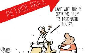 A sudden and unexpected increase in fuel prices was announced by the government on friday, going against all norms in the process. Dh Toon Petrol Price Care Why This Is Deviating From Its Designated Route Deccan Herald