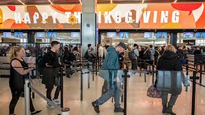 US braces for one of the busiest Thanksgiving travel seasons in years as 81.8M Americans hit the roads, skies