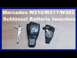 Mercedes Funkschlussel Batterie Wechseln Youtube
