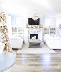 Shop for white and gold desk online at target. Glam White Gold Living Room Christmas Tree Mantel Summer Adams