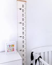 us 8 7 40 off ins nordic style children height ruler kids growth size chart height measure wall sticker wall hanging decoration wall props in wind