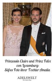 Claire Und Felix Von Luxemburg Susses Foto Ihrer Tochter Amalia Adele Prinzessin Und Kronprinzessin Victoria
