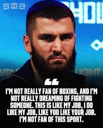 Artur Beterbiev explains why he is not a fan of the sport of boxing, and  views it more as a job. Media/Source via (@smile2jannah1 ) Picture Credit: Richard  Pelham ————————————————— DM for
