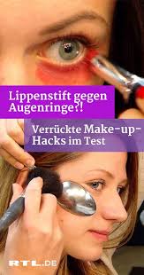 Lippenstift Gegen Augenringe Lidstrich Mit Tesafilm Mit Diesen Beauty Hacks Geht S Morgens Einfacher Lippenstift Lippen Naturliches Makeup