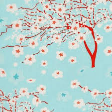 Waterfront Park Print By Print Michael Miller Fabric Modern Quilt Fabric Flower Fairies