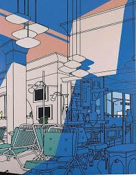 Alexander Waterworth Interiors Art Patrick Caulfield Art Pop Art Art Wallpaper
