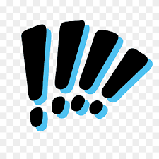 Exclamation mark Interjection Question mark, others, blue, rectangle,  graphic png | PNGWing