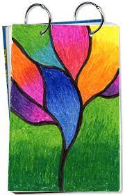 Drawing and colouring with oil pastels. How To Blend Colors Art Projects For Kids