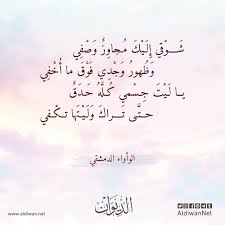 الديوان موسوعة الشعر العربي الوأواء الدمشقي Quotes Poet Arabic Calligraphy
