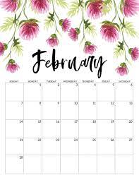 This is all about the february 2021 calendar printable pdf word excel that will help you to manage your various types of work. Cute February 2021 Floral Calendar Bos Takvim Ajandalar Planner Sayfalari