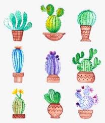 Cactaceae Watercolor Painting Drawing Cute Cactus Plant Drawing Png Image Transparent Png Free Download On Seekpng Drawing belongs to me cactus belongs to iitheunusualhumanii. cactaceae watercolor painting drawing