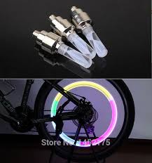 Bike Lights Mtb Mountain Road Bike Bicycle Lights Leds Tyre Tire Valve Caps Wheel Spokes Led Light 7color Auto L Road Bicycle Bikes Bike Lights Bicycle Lights