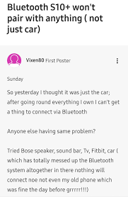 Especially with my car bluetooth and galaxy buds. Company Aware Samsung Galaxy S10 Bluetooth Problems Issues Reported With Galaxy Buds And Cars Like Bmw Mini Piunikaweb