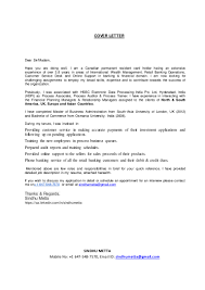 Writing a great bank teller cover letter cover letter is an important step in your job search journey. Sindhu Metta Cover Letter Resume