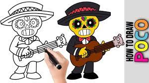 Coloriages brawl stars bonjour les enfants. How To Draw Poco From Brawl Stars Cute Easy Drawings Tutorial For Begin Cute Easy Drawings Easy Drawings Drawing Tutorial Easy