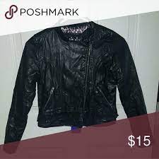 Girls Faux Leather Jacket Faux Leather Jackets Leather Jacket Black Faux Leather Jacket