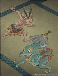 Furuougi Hasamidachi Japanese Yokai Japanese Folklore Japanese Mythology