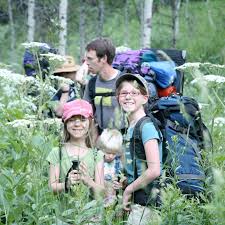 Afternoon and we are deep in the hiking trails.