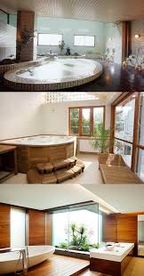 The color scheme is based on earth tones, like green. Japanese Bathroom Designs