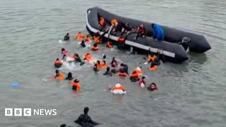 France backing away from pledge to intercept migrant boats, sources tell BBC - BBC News