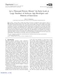 Jerry flowers is an american bass guitarist, singer, songwriter, and touring musician from pinch, west virginia. Pdf Let A Thousand Flowers Bloom An Early Look At Large Numbers Of Software App Developers And Patterns Of Innovation