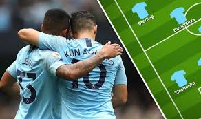 With tottenham proving hard to find a way past despite city's domination, it took the centre back laporte heading in tottenham didn't even have a shot on target until the 20th minute, and only tested city goalkeeper zack steffen for the first. Man City Team News Predicted 4 3 3 Lineup Vs Tottenham Aguero To Return Football Sport Express Co Uk