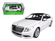 Mercedes Benz S Class White 1 24 Scale Diecast Car Model By Welly 24051 Diecast Model Cars Car Model Benz S