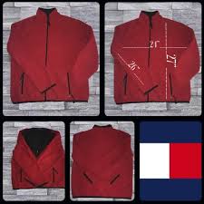 Tommy Hilfiger Mens Red Fleece Jacket 3xl