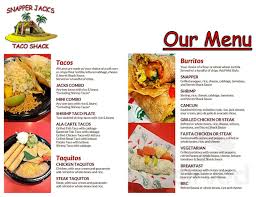 Maybe you would like to learn more about one of these? Snapper Jacks Taco Shack Menu In Ventura California Usa
