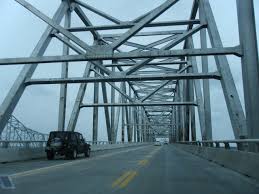View on interstate 295 south at mile marker 4.1 on the delaware memorial bridge. The Double Bridge Picture Of Delaware Memorial Bridge Wilmington Tripadvisor