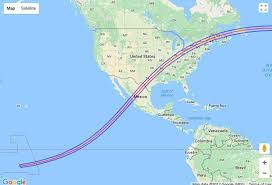 Total Solar Eclipse Of April 8 2024 Path Of Totality Map Solar Eclipse Next Solar Eclipse Eclipse