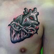Hearts have been popular tattoo ideas for both men and women for years, but the best heart tattoo designs are more about the meaning and symbolism of love, friendship, compassion, and life. Heart Tattoos For Men Best Designs And Ideas Of 2019 Heart Tattoo Heart Tattoo Designs Traditional Heart Tattoos